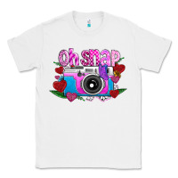 White Oh Snap Classic Tee - CowhideDigitalArt
