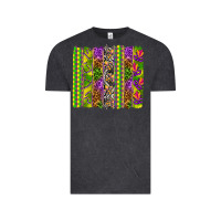 Vintage Black Mardi Gras brushstroke Vintage Tee - HowdyJamesFarm