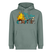 Sage life is better by the campfire Heavyweight Hoodie - Artiststas