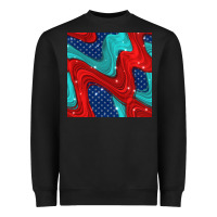 Black american flag stripes seamless pattern Heavyweight Sweatshirt - BundleAndBundleShop