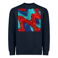 Navy american flag stripes seamless pattern Heavyweight Sweatshirt - BundleAndBundleShop