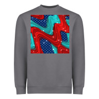 Storm american flag stripes seamless pattern Heavyweight Sweatshirt - BundleAndBundleShop