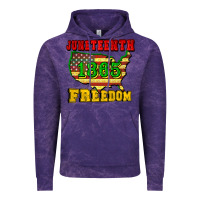 Cloud Purple juneteenth 1865 freedom Vintage Hoodie - CowGirlArtShop