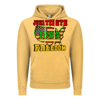Vintage Mustard juneteenth 1865 freedom Vintage Hoodie - CowGirlArtShop