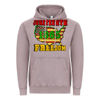 Juneteenth 1865 Freedom Vintage Hoodie | Teevron