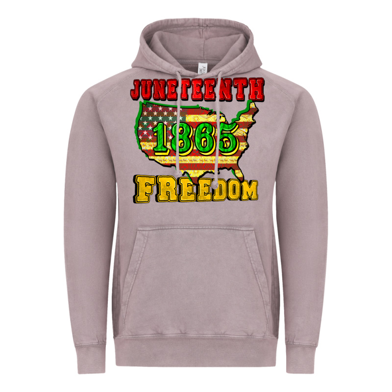 Juneteenth 1865 Freedom Vintage Hoodie by CowGirlArtShop | Teevron