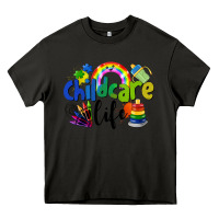 Asphalt Childcare Life Heavy Core Tee - LillyAllenDesigns