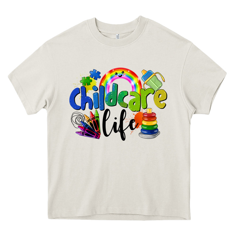 Childcare Life Heavy Core Tee by LillyAllenDesigns | Teevron