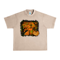 French Oak Halloween Background Urban Heavy Tee - RanaPortraitStore
