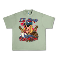 Oil Green I'll always be your biggest fan Baseball Urban Heavy Tee - HowdyJamesFarm