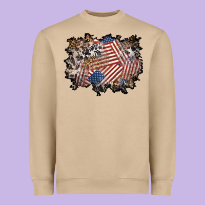 4th Of July Background Heavyweight Sweatshirt Designed By Bundleandbundleshop