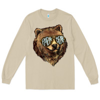 Mushroom Papa Bear Long Sleeve Tee - HowdyJamesFarm