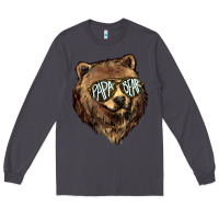 Smoke Papa Bear Long Sleeve Tee - HowdyJamesFarm