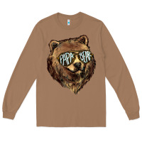 Toasted Coconut Papa Bear Long Sleeve Tee - HowdyJamesFarm