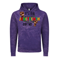 Cloud Purple its the juneteenth for me Vintage Hoodie - CowGirlArtShop
