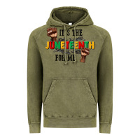 Vintage Olive its the juneteenth for me Vintage Hoodie - CowGirlArtShop