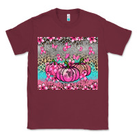 Burgundy cancer pumpkins Classic Tee - NancyCooperArtShop