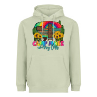 Matcha camp more worry less with caravan Heavyweight Hoodie - Artiststas