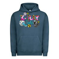 Pigment Midnight Navy x ray tech Urban Hoodie - AdoDesignShop