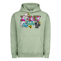 Pigment Oil Green x ray tech Urban Hoodie - AdoDesignShop