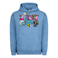 Pigment Pebble Blue x ray tech Urban Hoodie - AdoDesignShop