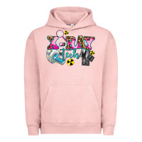 Pigment Salmon x ray tech Urban Hoodie - AdoDesignShop