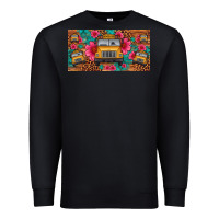 Black school bus leopard gemstone license plate Premium Sweatshirt - Artiststas