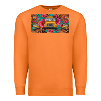 Carrot school bus leopard gemstone license plate Premium Sweatshirt - Artiststas