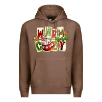 Chestnut warm and cozy hot cocoa Premium Hoodie - FaDigitalArtStudio