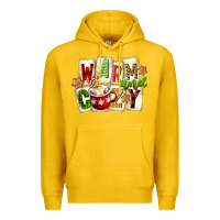 Lemon warm and cozy hot cocoa Premium Hoodie - FaDigitalArtStudio