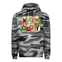 Slate Camo warm and cozy hot cocoa Premium Hoodie - FaDigitalArtStudio