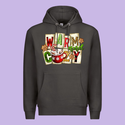 Warm And Cozy Hot Cocoa Premium Hoodie Designed By Fadigitalartstudio