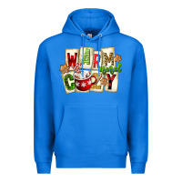 True Royal warm and cozy hot cocoa Premium Hoodie - FaDigitalArtStudio