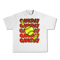 Lunar Rock Game day softball lightning bolt Urban Heavy Tee - HowdyJamesFarm