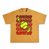 Peanut Butter Game day softball lightning bolt Urban Heavy Tee - HowdyJamesFarm