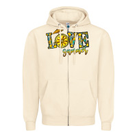 Sandshell love summer Zipper Hoodie - CowhideDigitalArt