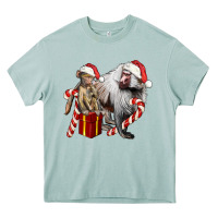 Arona Christmas Baboon Baby And Mama Heavy Core Tee - LillyAllenDesigns