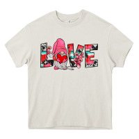Cream gnome love Heavy Core Tee - JahusDesignShop