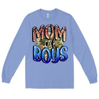Colony Blue Mom of Boys Mother's Day Long Sleeve Tee - CowGirlArtShop