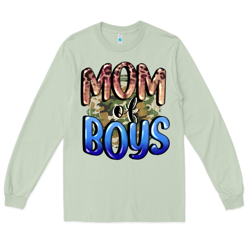 Mom Of Boys Mother's Day Long Sleeve Tee by CowGirlArtShop | Teevron