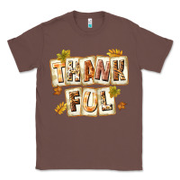 Chestnut Thankful with Plate Classic Tee - texasbilliewilder