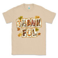 Mushroom Thankful with Plate Classic Tee - texasbilliewilder