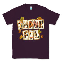 Plum Thankful with Plate Classic Tee - texasbilliewilder