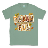 Sage Thankful with Plate Classic Tee - texasbilliewilder