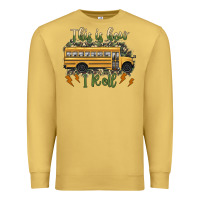 Antique Gold this is how i roll school bus camouflage Premium Sweatshirt - Artiststas