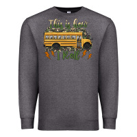 Charcoal Heather this is how i roll school bus camouflage Premium Sweatshirt - Artiststas
