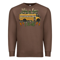 Chestnut this is how i roll school bus camouflage Premium Sweatshirt - Artiststas