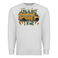 Dove Grey this is how i roll school bus camouflage Premium Sweatshirt - Artiststas