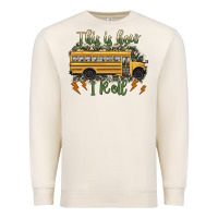 Sandshell this is how i roll school bus camouflage Premium Sweatshirt - Artiststas