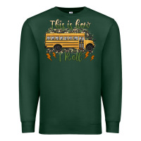 Sports Green this is how i roll school bus camouflage Premium Sweatshirt - Artiststas